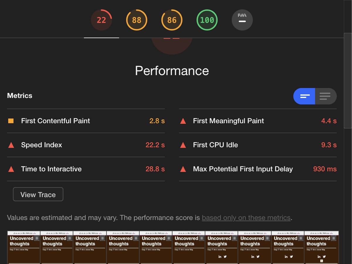 old site audit